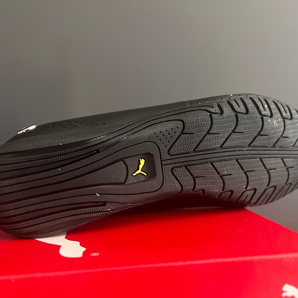 BMW Puma Black and Yellow Green Athletic Shoes - Picture 14 of 17